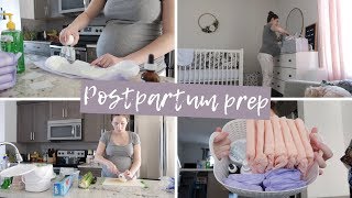 Postpartum Prep | DIY Padsicles + Freezer Meals!