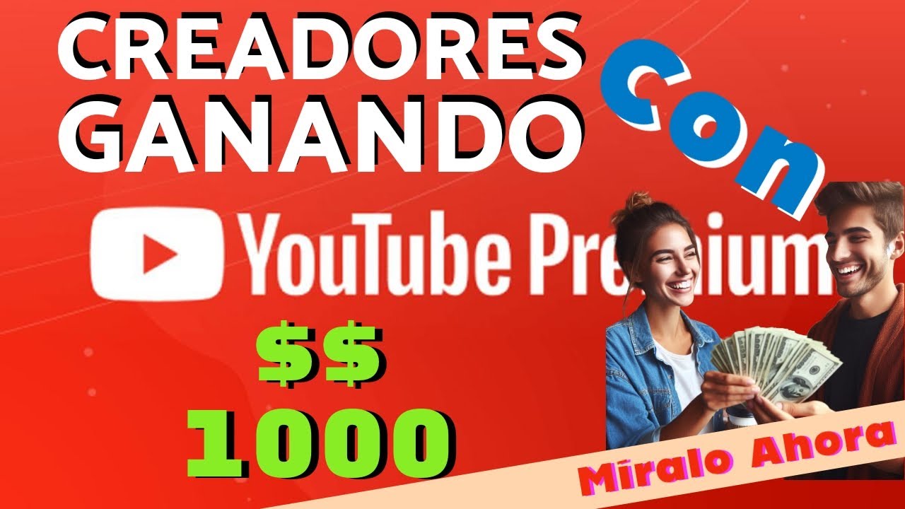 Cómo Ganar Dinero Con YouTube Premium (Respuesta) | 