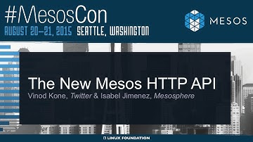 The New Mesos HTTP API