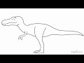 Nanotyrannus Drawing Progress
