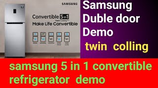 Latest Samsung  convertible  5 in 1  refrigerator |Rt39c series |2024new models |demo  in hindi