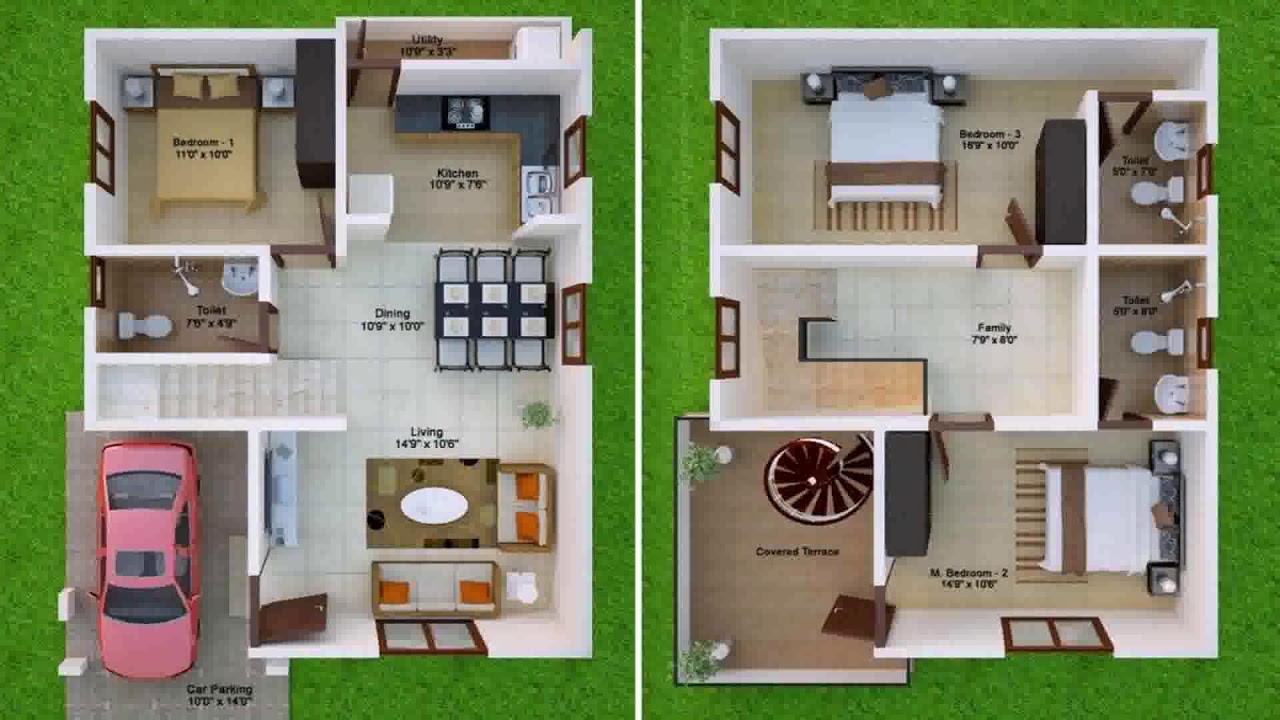  House  Plan  For 800 Sq  Ft  East  Facing  Gif Maker DaddyGif 