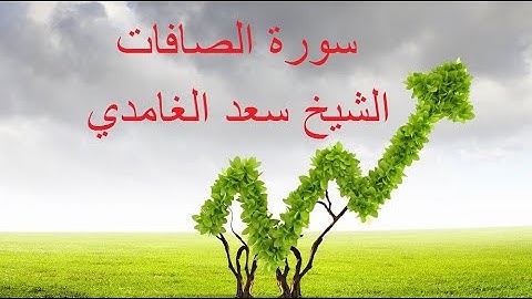 سورة الصافات الشيخ سعد الغامدي480P