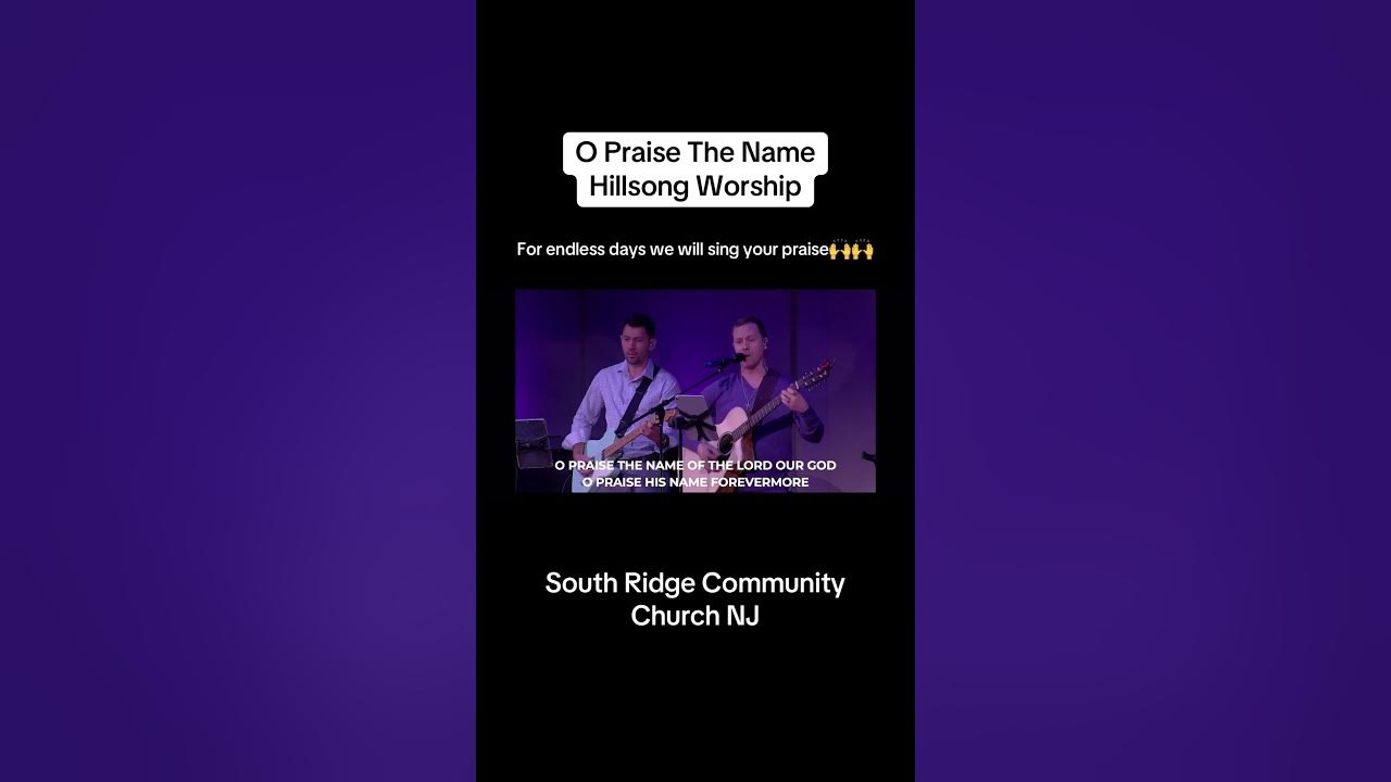 O Praise The Name - Hillsong Worship Cover O Praise The Name - Hillsong Worship Cover