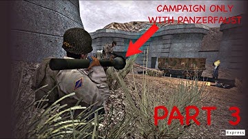 Return To Castle Wolfenstein Campaign ONLY WITH PANZERFAUST (Part 3)