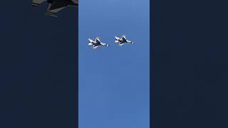 Thunderbirds Afterburner 360 #airforce #thunderbirds #jonesbeach #airshow #shorts #subscribe