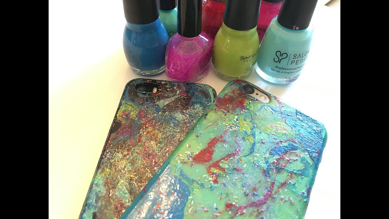 4. Nail Polish Marbled Phone Case Tutorial - wide 8