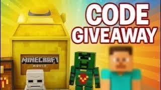 CODE GIVEAWAY Inside Minecraft Happy Meal – ASMR Surprise