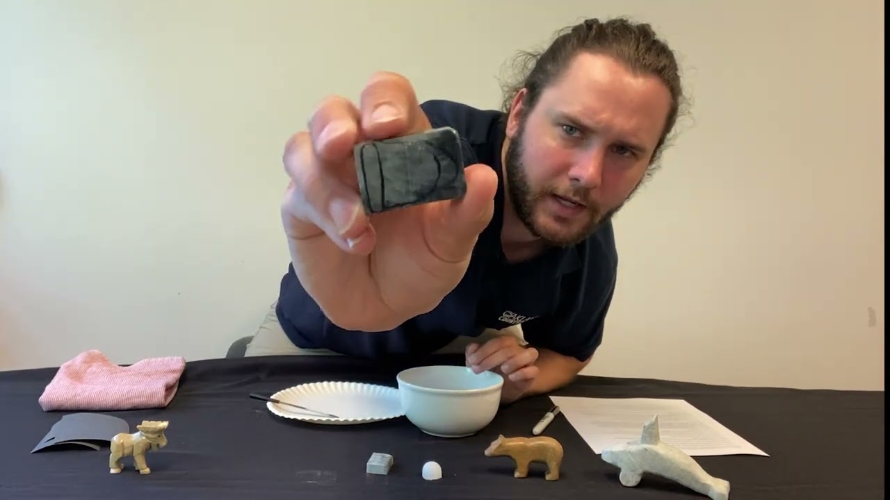 Small Wolf Soapstone Carving Kit Tutorial 