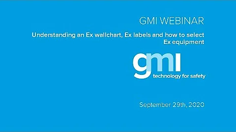 Understanding an Ex wallchart, Ex labels and how to select Ex equipment - (29/09/2020)
