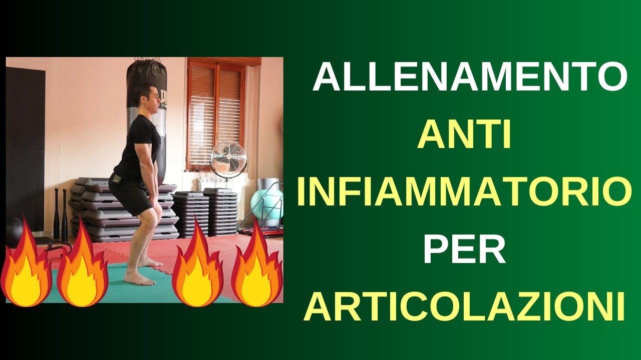 Allenamento ANTI INFIAMMATORIO per ARTICOLAZIONI e TENDINI