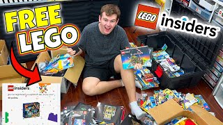 Getting FREE LEGO with the LEGO Insiders Program???