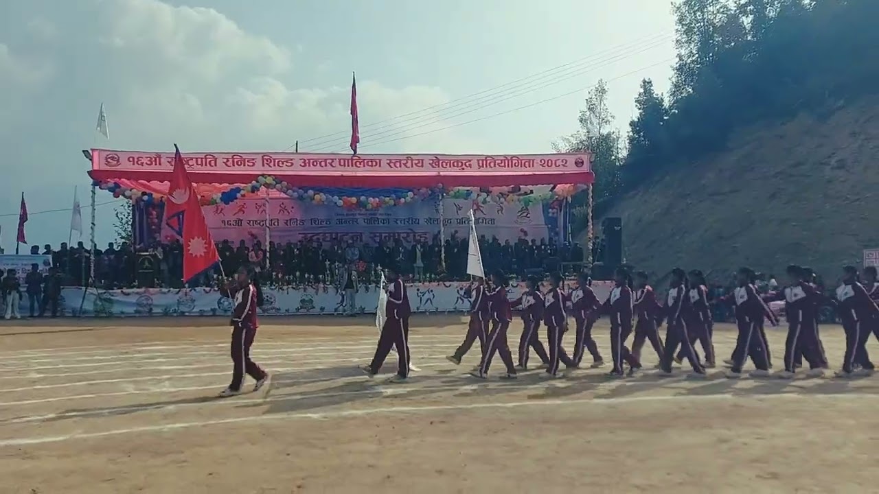 Salute of Descipline: MARCH PAST at the 16th Presidential Running Shield.👌