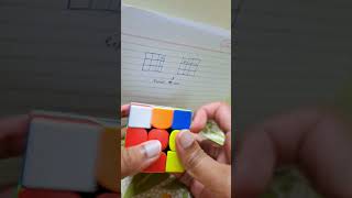 How to solve 3 by 3 Rubik's cube (using R & U moves) #shorts #rubikscube #viral