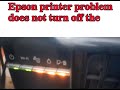 Epson printer problem  all light  L805   حل مشكلة عدم انطفاء المصابيح  طابعة ابسون