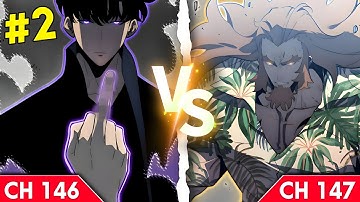 Sung Jinwoo vs Thomas Andre | International Guild Arc | Solo leveling CH 146 - 147