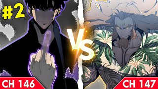 Sung Jinwoo vs Thomas Andre | International Guild Arc | Solo leveling CH 146 - 147