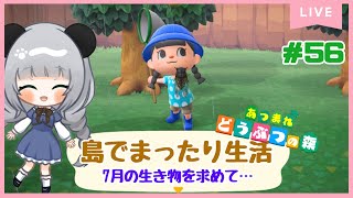 #56ちょっとだけ７月の生物を探したい☆のんびり島くらしをするのだ【＃あつまれどうぶつの森】