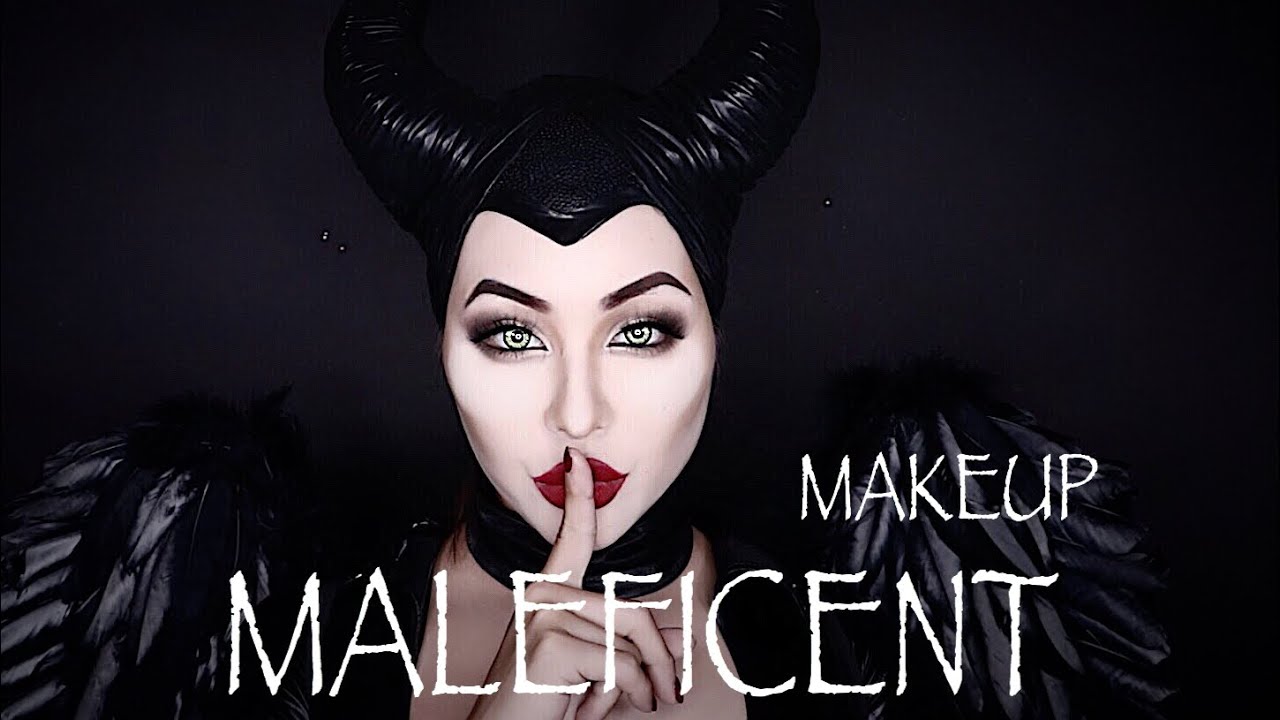 マレフィセントメイク Maleficent Makeup Halloween Disney ヴィランズ Youtube