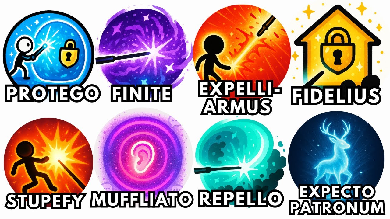Every Defensive Spell in Harry Potter EXPLAINED in Detail - YouTube