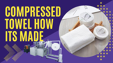 Compressed Towel How Its Made | Disposable Coin Tissue Making Machine