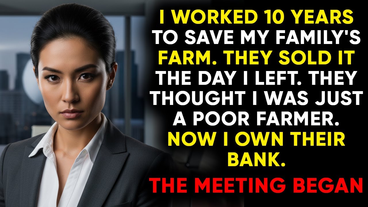 I Worked 10 Years to Save My Family's Farm. They Sold It The Day I Left. Now I Own Their Bank.