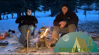 Snow Backpacking Adventure: Father & Son Bonding