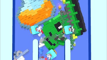 Satisfying and relaxing ASMR Mobile Games - Pixel Demolish