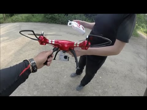 Syma X8HG . Прикольный квадрокоптер с HD камерой.