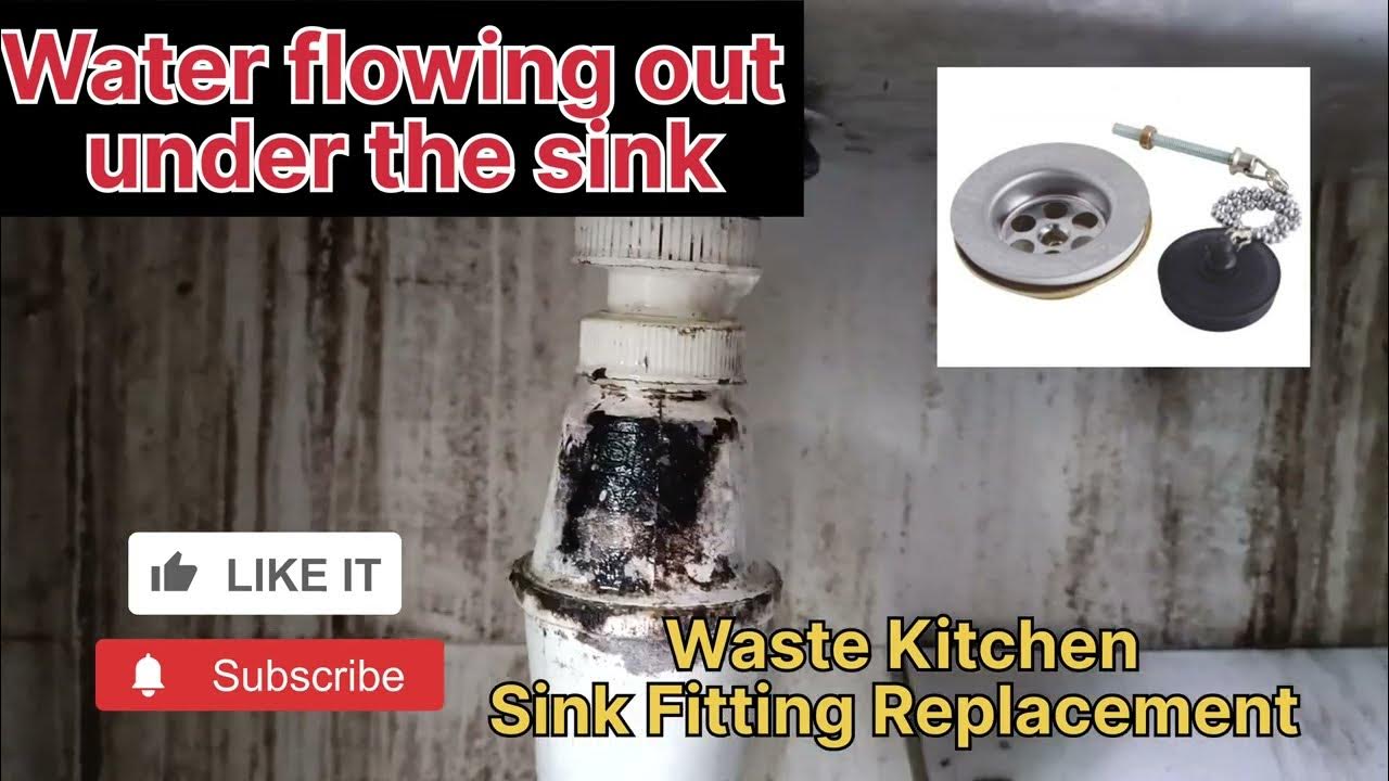 Guide to changing a Kitchen Sink Waste Drain (Singapore DIY) YouTube