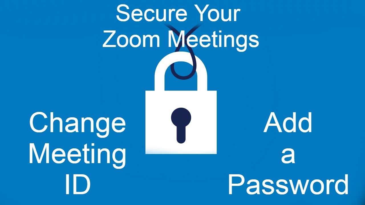 how to save zoom meeting id and password