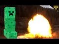 Minecraft Creeper In Real Life: The Breakdown - RatedRR Slow Motion