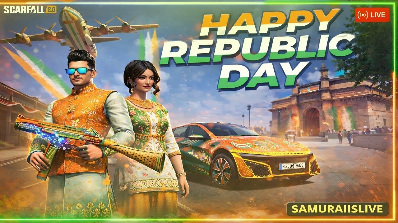 🔴 LIVE | CLUTCH GOD IS HERE 😎||ScarFall 2.0 – From Noob to Pro Journey 😎 