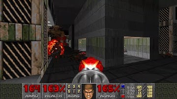 Doom 2 - Abscission (Map 10: Industrial Crypt): UV-Fast 100% (WAD Author: Snaxalotl)
