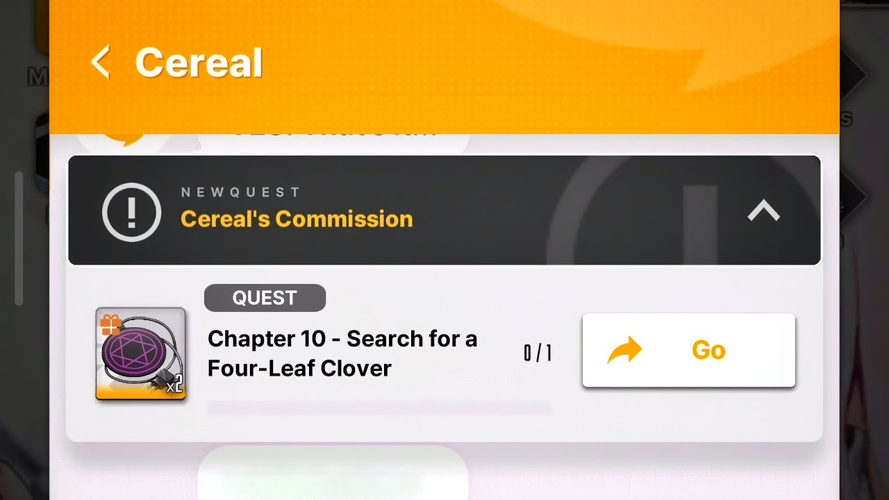 CEREAL side quest, Nikke: Goddess of Victory