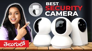 3 Best Security Camera for Home in India (2023) ⚡Telugu⚡MI 360 vs TP-Link Tapo vs Realme 360 ⚡