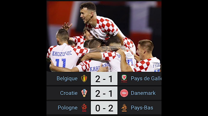 Ligue des Nations : la Croatie s'impose face au Danemark, la Belgique assure face au Pays...