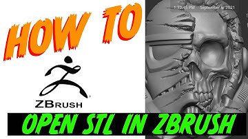 OPEN STL FILE ZBRUSH