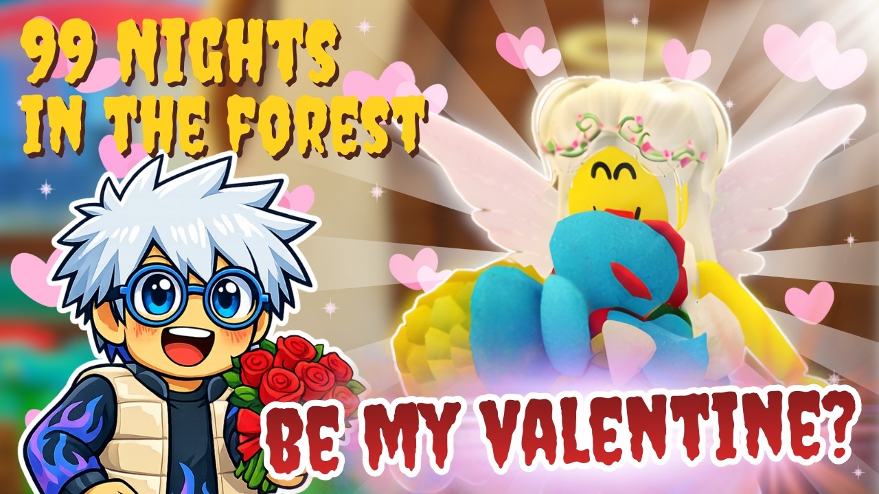 💐 Ik vraag de FEE als VALENTIJN in Roblox 99 Nights in the Forest!! (deel 32)