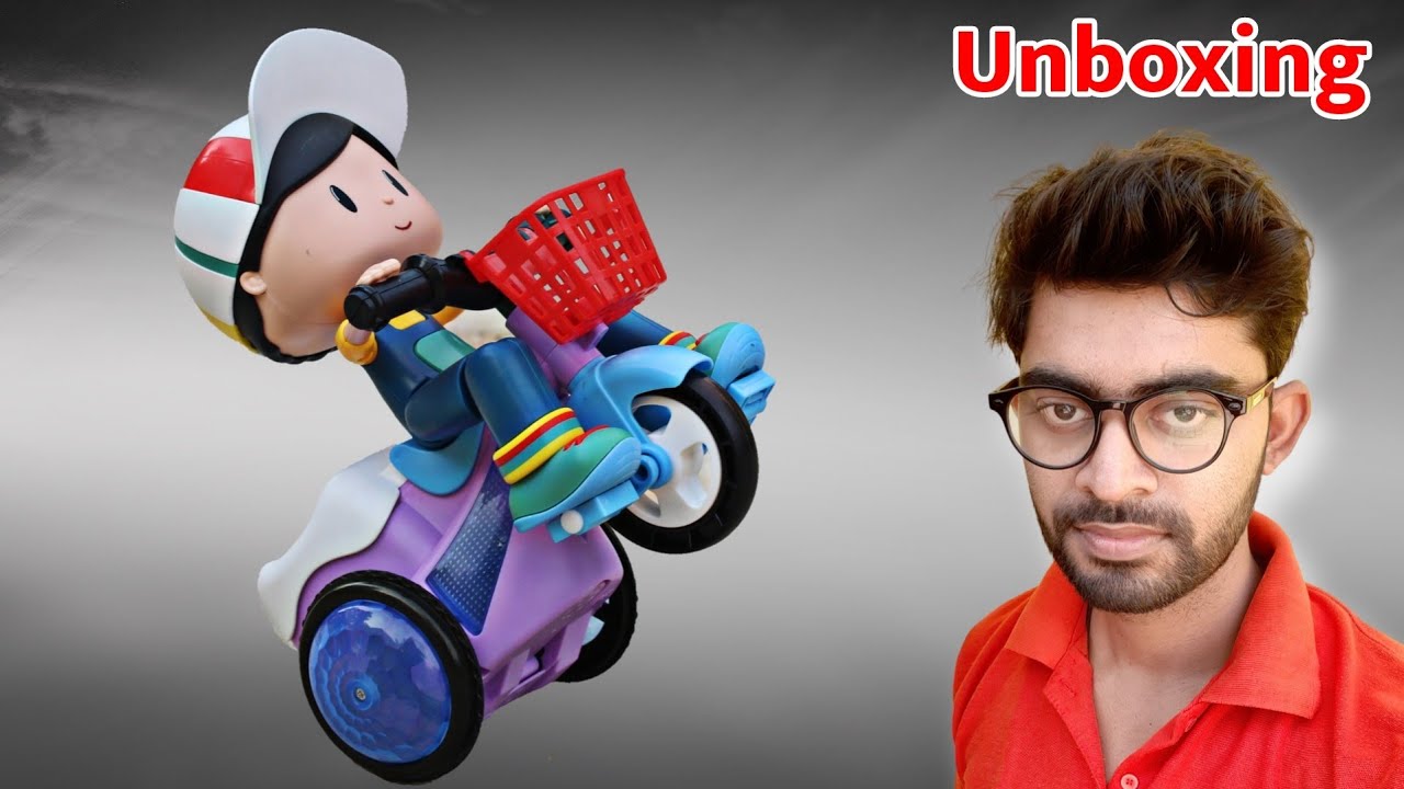 Stunt Tricycle Toy Unboxing | करतब दिखाने वाला खिलौना | Unboxing And Testing | Aman Unboxing