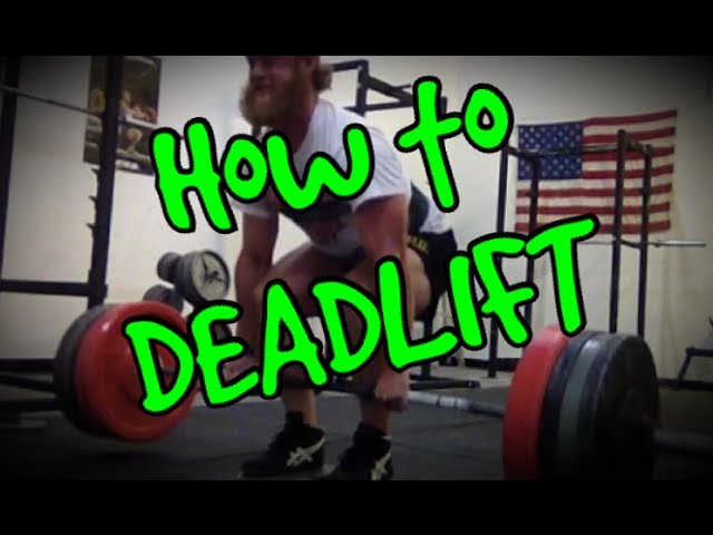 "How To" Deadlift, on YouTube