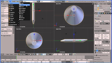 Blender Beginners Tutorial - A Simple Jet Plane  - Part 1 Making the Jet Shape (Old Version)