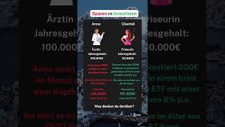 Sparen Vs Investieren