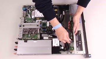 Lenovo ThinkSystem SR250 V3 installing a 2.5-inch backplane