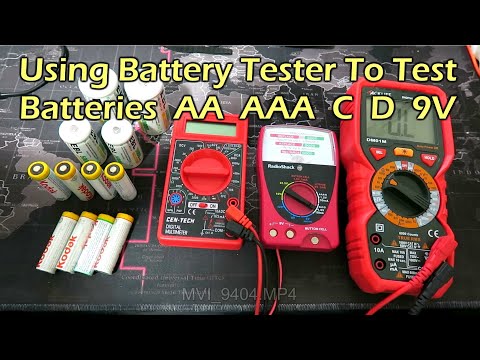 Using a battery tester vs multimeter to test batteries