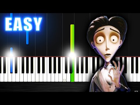 cuidadosamente asentamiento Característica Victor's Piano Solo (Corpse Bride) - EASY Piano Tutorial by PlutaX - YouTube