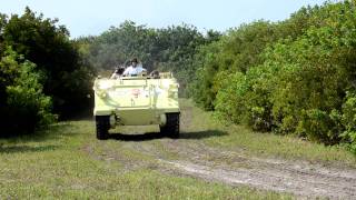 STS-135: Crew drives M113 armored personnel carrier