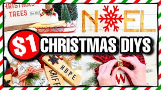 🌟10 GENIUS WAYS TO DIY Christmas Decorations using $1 supplies! (Easy ideas for 2021)