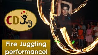 Fire Juggling performance (EZjug & Ycircus)