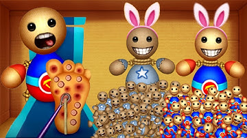 999 Buddyman vs New Machines | Kick the Buddy vs Buddyman Kick 2 Android Gameplay